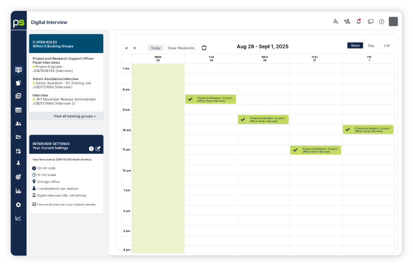 Digital Interview Management